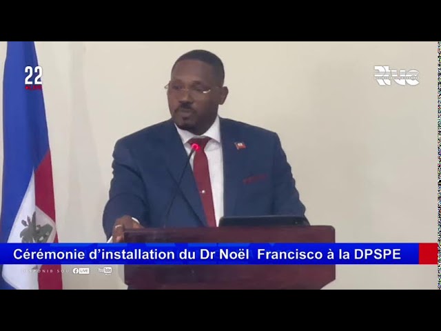 ⁣Cérémonie d’installation du Dr Noël  Francisco en tant que nouveau directeur de la DPSPE