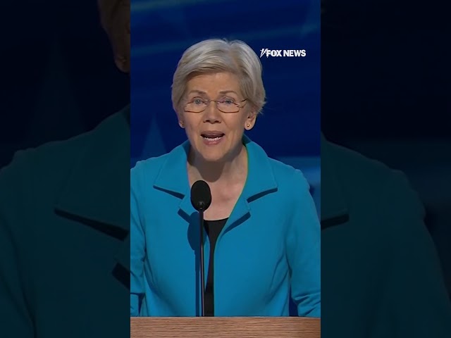 ⁣Senator Warren says Trump only cares about paying his legal bills during DNC speech