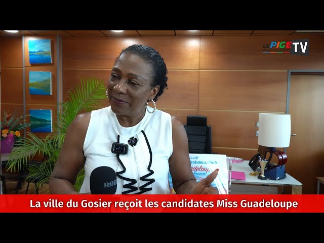 ⁣La ville du Gosier reçoit les candidates Miss Guadeloupe