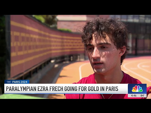 ⁣Paralympian Ezra Frech going for gold in Paris