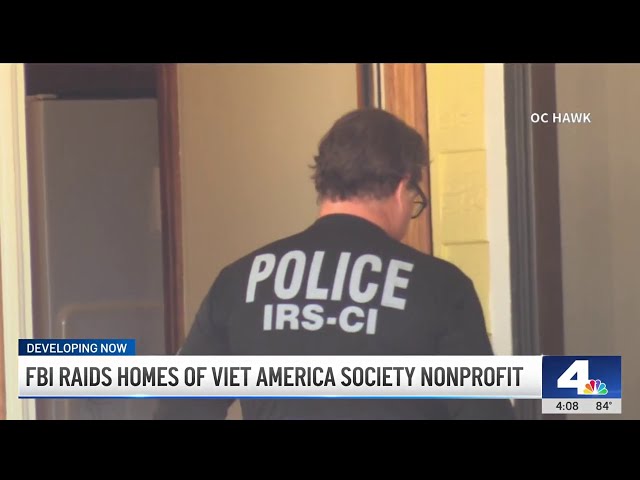 ⁣FBI raids homes tied to Viet America Society nonprofit