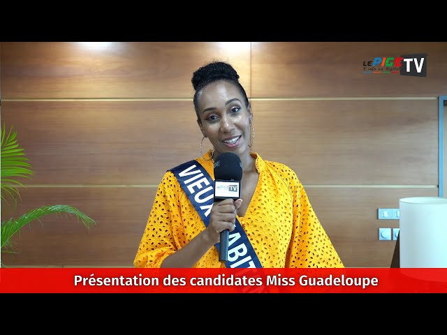 Présentation des candidates Miss Guadeloupe