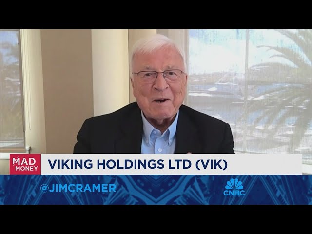 ⁣Viking Holdings CEO Torstein Hagen sits down with Ji m Cramer