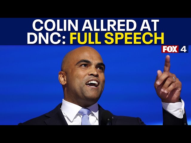 ⁣U.S. Rep. Colin Allred speaks at DNC: FULL SPEECH