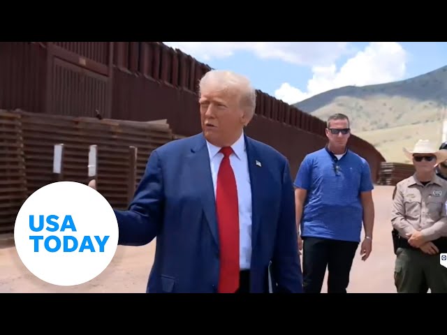 ⁣Trump, Vance grill Democrats 'open borders' at southern border | USA TODAY