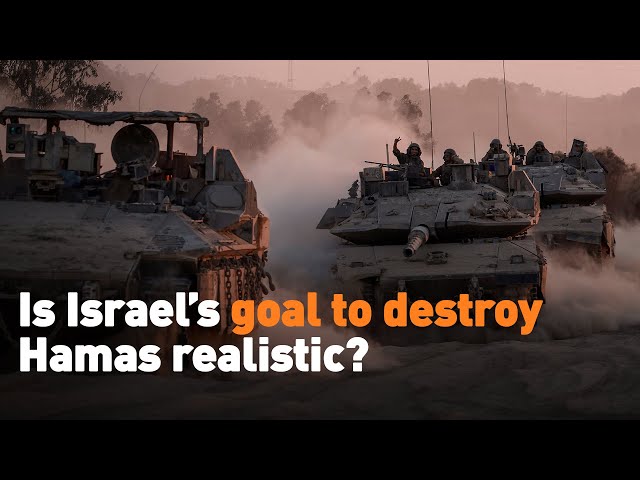 ⁣Is Israel’s goal to destroy Hamas realistic?