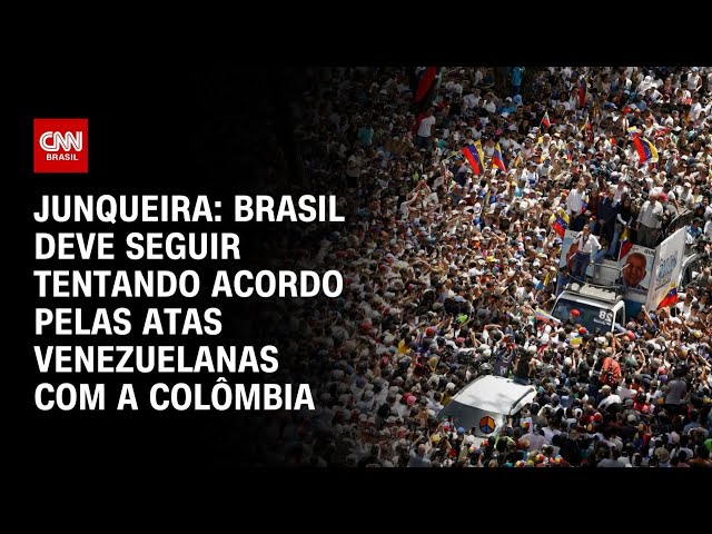 Junqueira: Brasil deve seguir tentando acordo pelas atas venezuelanas com a Colômbia | WW