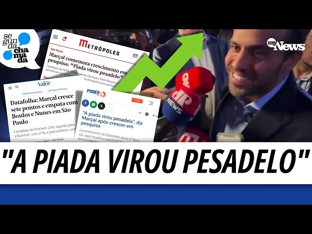 PABLO MARÇAL COMEMORA PESQUISA QUE MOSTRA SUBIDA APÓS EMBATES TENSOS E EMPATE COM BOULOS E NUNES