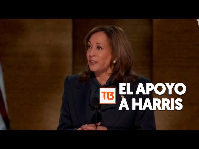 ⁣De Stevie Wonder a Bill Clinton: las celebridades respaldan a Kamala Harris