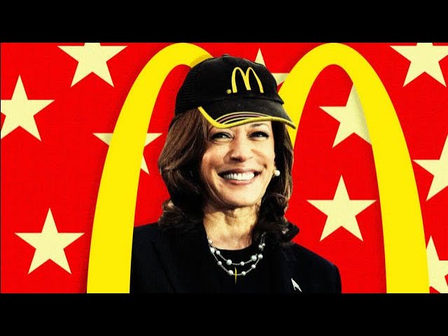 ⁣Bill Clinton bromea sobre el pasado de Kamala Harris como trabajadora de  McDonald's