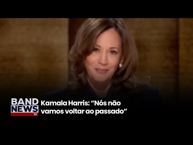 Kamala Harris aceita indicação Democrata: "Prometo ser a presidente de todos" | BandNews T