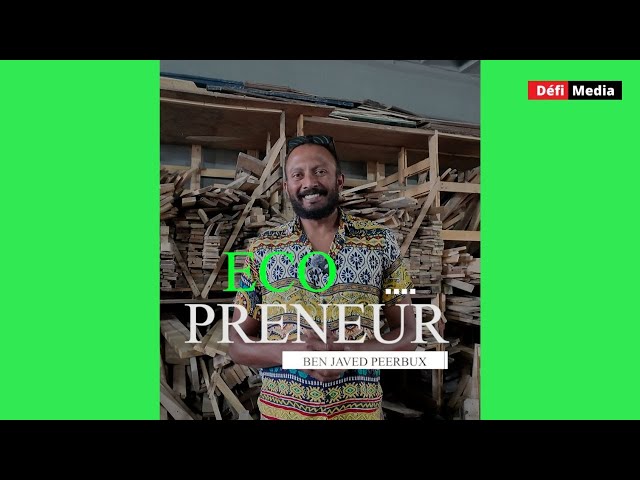 ⁣Comment Ben Javed Peerbux transforme le bois de palettes en meubles et créations uniques