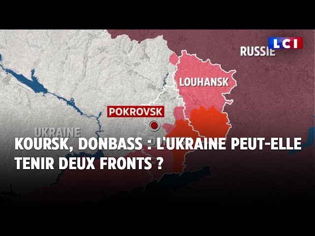 ⁣Koursk et Donbass : l'Ukraine peut-elle tenir deux fronts ?