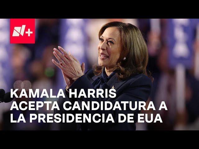 Así fue el discurso de aceptación de candidatura a la presidencia de Kamala Harris - En Punto