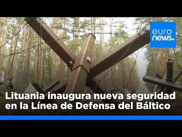 ⁣Lituania inaugura añade equipos de contramovilidad en la Línea de Defensa del Báltico