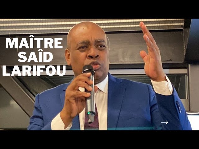 Maître SAID LARIFOU répond aux questions sur la situation actuelle aux Comores