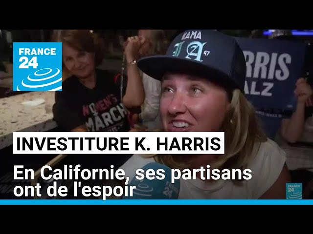 ⁣Investiture de Kamala Harris : ses partisans sont "plein d'espoir" en Californie • FR