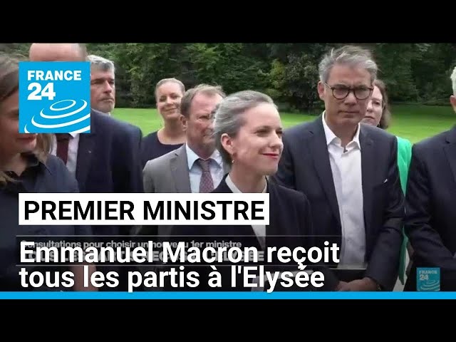 Nouveau Premier ministre français : tous les partis sont reçus à l'Elysée • FRANCE 24