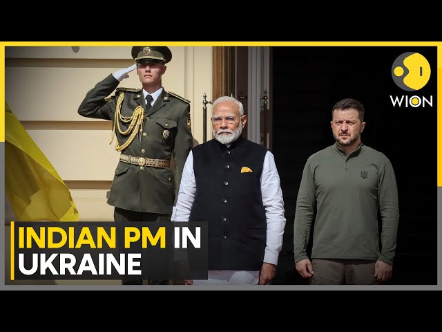 ⁣Indian PM in Ukraine: PM Modi gets rousing welcome from Indian diaspora | Latest News | WION