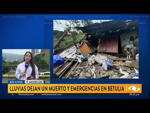 ⁣Emergencia en Betulia, Antioquia, por fuertes lluvias: varias viviendas resultaron afectadas