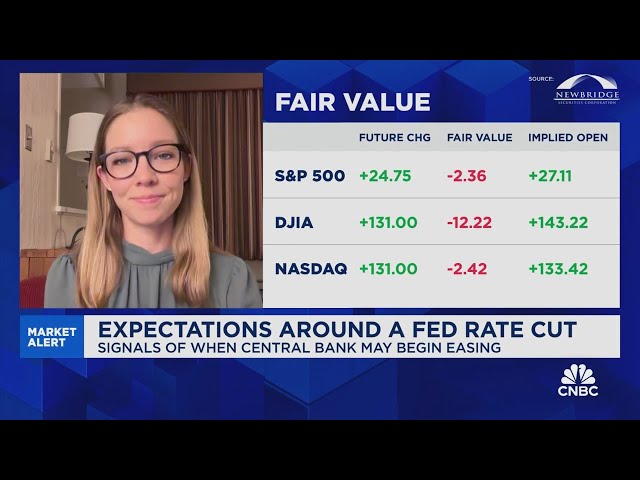 ⁣Smialek: When we hit these turning points in the Economy, the labor market is the first thing to go.