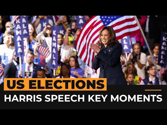 Key moments from Harris speech to DNC | Al Jazeera Newsfeed