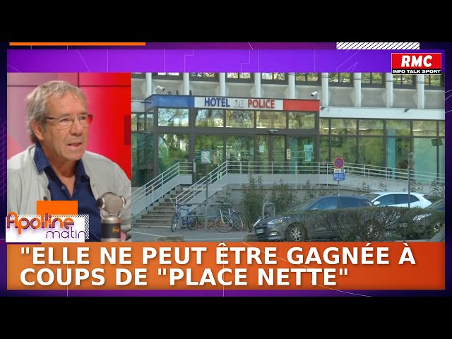 ⁣"La guerre contre la drogue ne peut pas être gagnée à coups d'opérations 'place nette