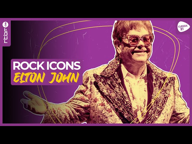 ⁣Elton John : prodige de la musique et star mondiale - Rock Icons