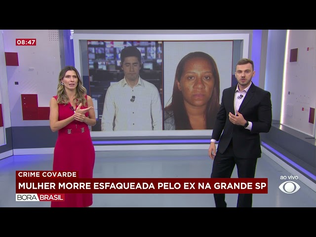 Mulher morre esfaqueada pelo ex na frente do filho em SP