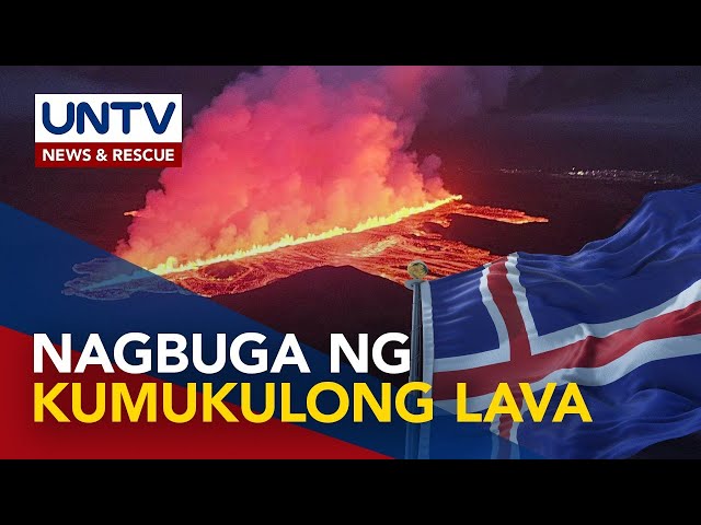 ⁣Bulkan sa Iceland, sumabog; mga residente sa kalapit na village, inilikas