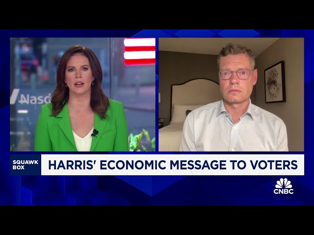 ⁣Axios' Hans Nichols: Most interesting thing about Harris' speech was how forward looking i