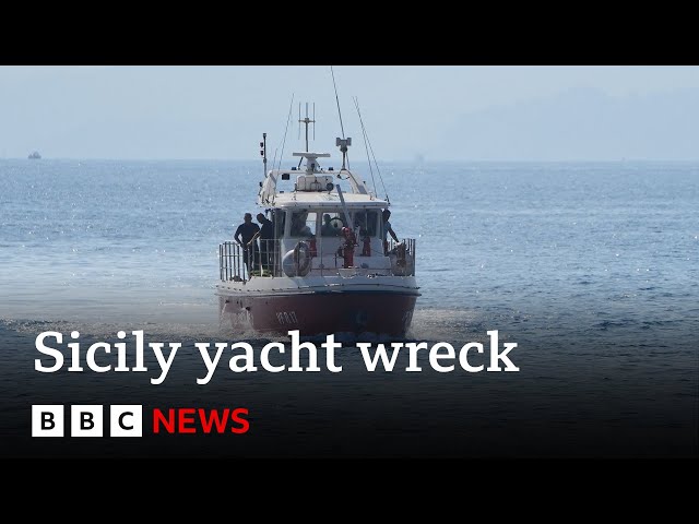 ⁣Sixth body found in Sicily yacht wreck, reports say | BBC News