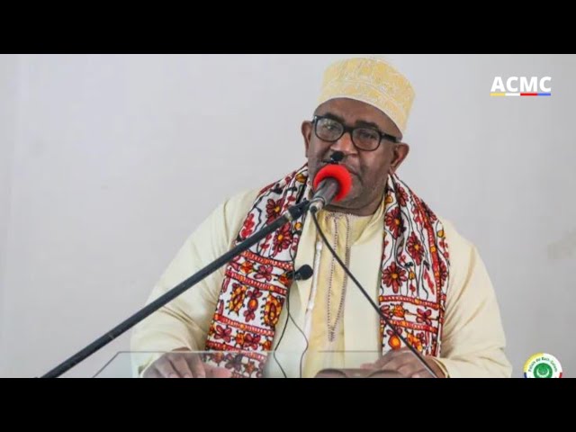 ⁣Discours d'AZALI Assoumani à Itsikoundi Oichili après la prière du vendredi