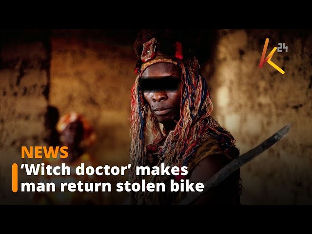 ⁣Man who stole a motorbike returns it by the will of a witch doctor