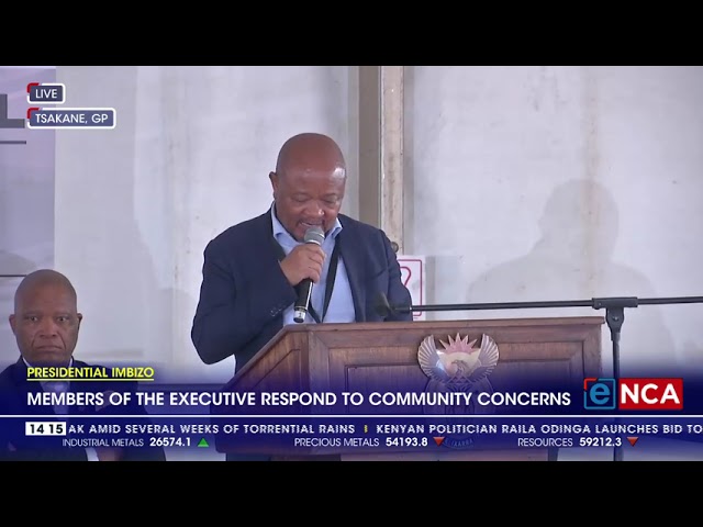 Presidential Imbizo | Members of the executive respond to community concerns