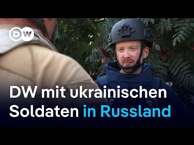 "Embedded Journalism" durch die von der Ukraine kontrollierte Region Kursk | DW Nachrichte