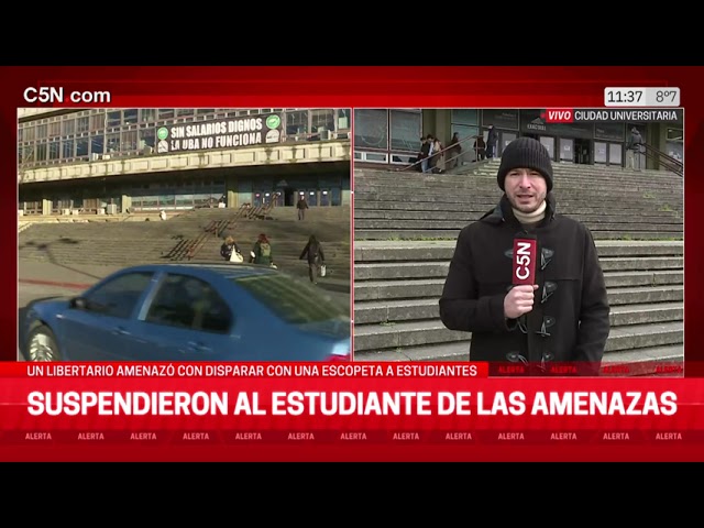 ⁣COMUNICADO de la FACULTAD de CIENCIAS EXACTAS: SUSPENDIERON al ESTUDIANTE por las AMENAZAS