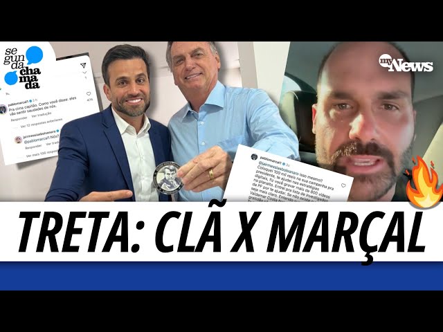 ⁣ENTENDA REAÇÃO DO CLÃ BOLSONARO À SUBIDA DE MARÇAL E VEJA VÍDEO DE EDUARDO: "ARREGÃO"