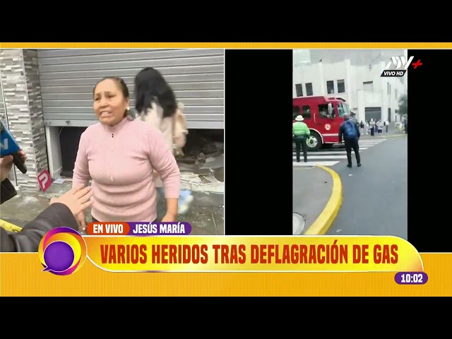 Jesús María: Varios heridos tras deflagración de gas