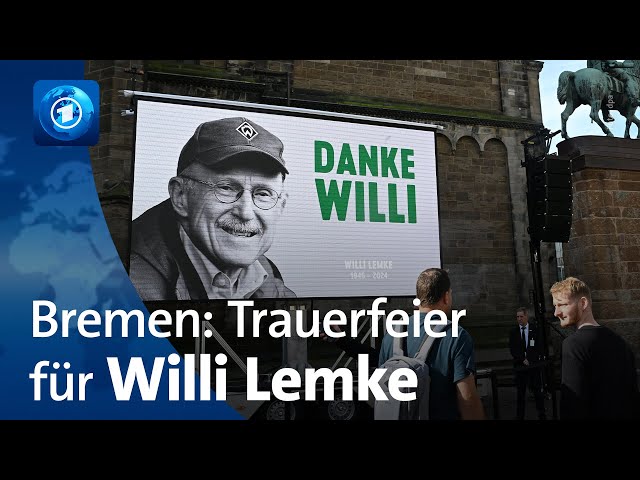 Ehemaliger Manager von Werder: Trauerfeier für Willi Lemke