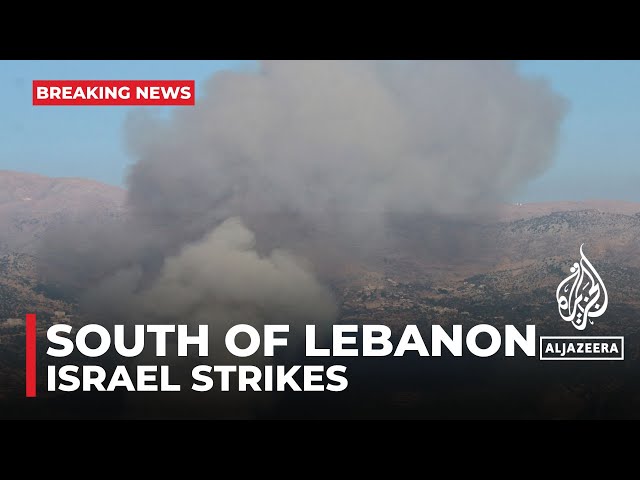 Israel strikes the city of Marjayoun in the south of Lebanon