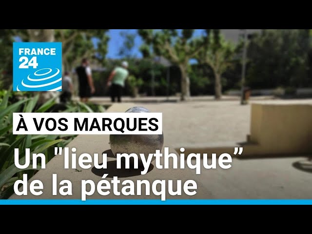 À la Ciotat, un “lieu mythique” de la pétanque nommé boulodrome Jules Lenoir • FRANCE 24