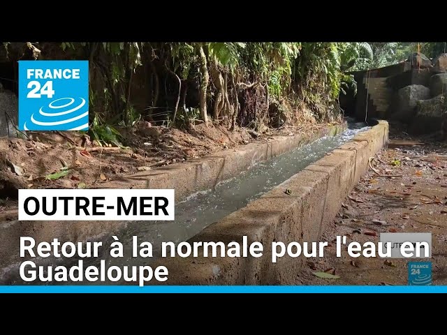 L'eau de nouveau potable en Guadeloupe après la pollution causée par la tempête Ernesto