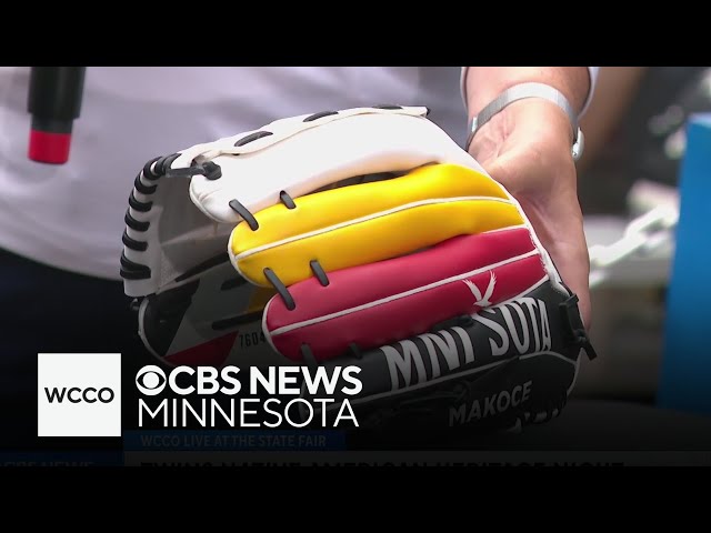 ⁣Minnesota Twins make new baseball glove for Native American Heritage Night