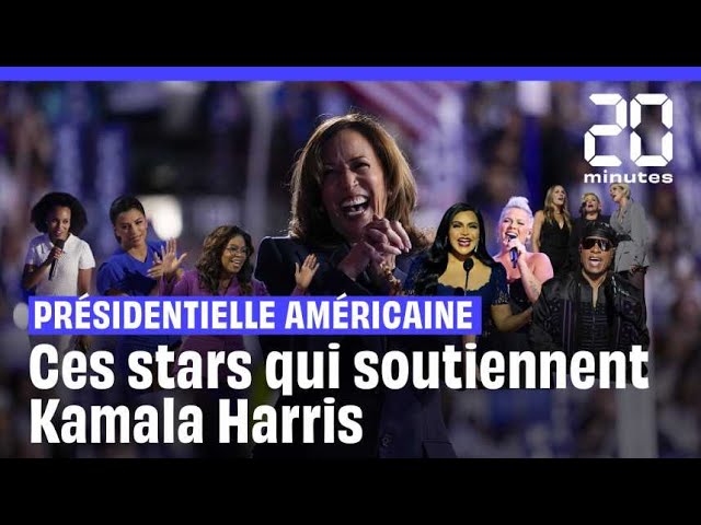 Présidentielle américaine : Ces stars sont venues soutenir Kamala Harris à la convention démo...