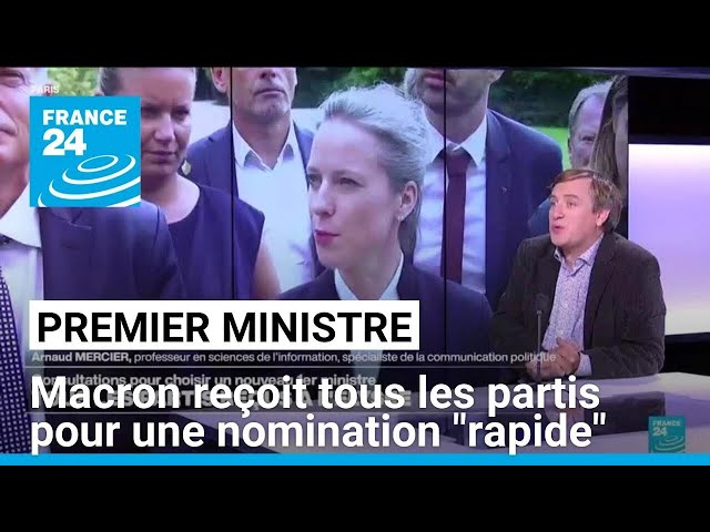 ⁣Tous les partis sont reçus à l'Élysée : qui sera nouveau Premier ministre ? • FRANCE 24