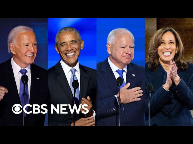 ⁣Full keynote speeches from DNC 2024 in Chicago