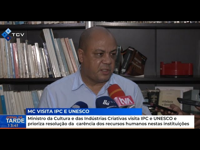 ⁣Ministro da Cultura e das Indústrias Criativas visita IPC e UNESCO