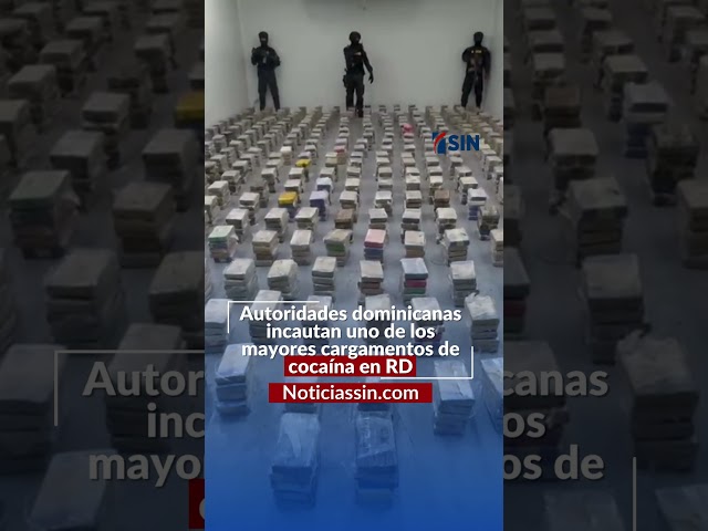 ⁣Ocupan 1.5 toneladas en Caucedo; tercer alijo de mayor volumen confiscado en la historia de RD