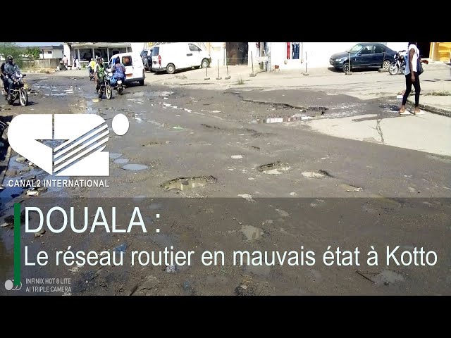 ⁣DOUALA : Le réseau routier en mauvais état à Kotto